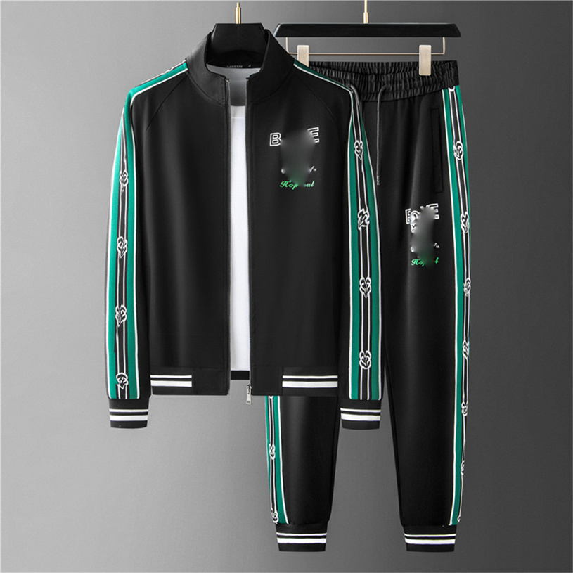 Designers nouveaux hommes survêtements marque de mode hommes costume printemps automne hommes deux pièces vêtements de sport costumes de style dé