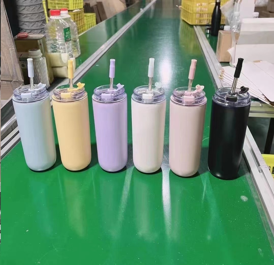 

12oz Stainless Steel Silicone Mug Vacuum Insulated Travel Mug Metal Water Bottle Beer Coffee Mug with Lid 5 Colors, Multi-color
