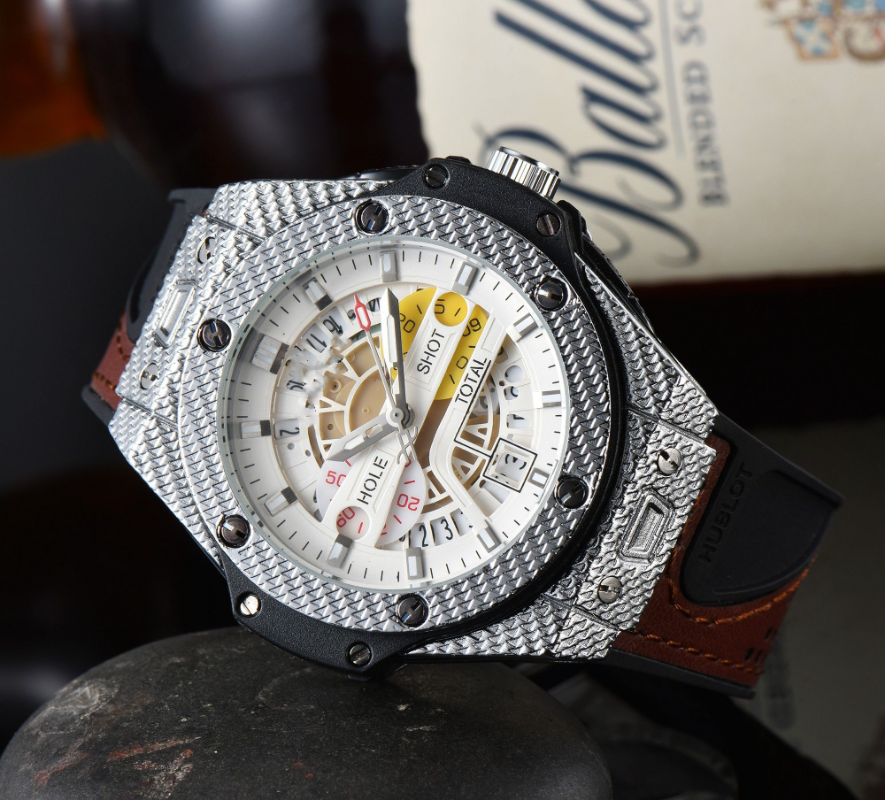 

Men's big luxury quartz versatile bang watches waterproof fashion watch