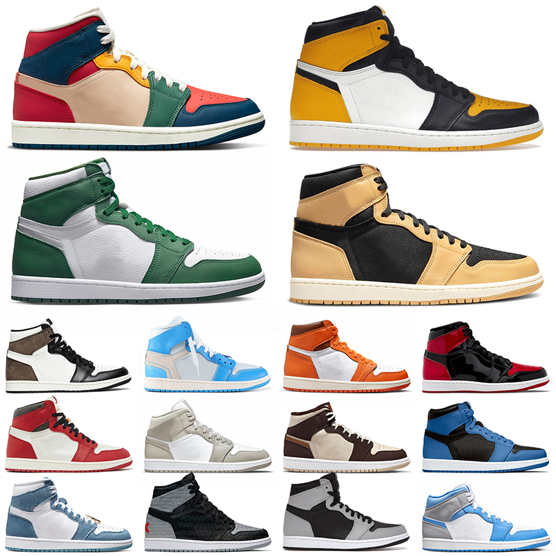 

Hotsale 1 Jumpman Basketball Shoes 1s Starfish Heirloom Women Trainers Denim High OG Yellow Toe Sneakers Sports Offs White Gorge Green Chicago Reimagined Men US 12, B27 36-46 court purple