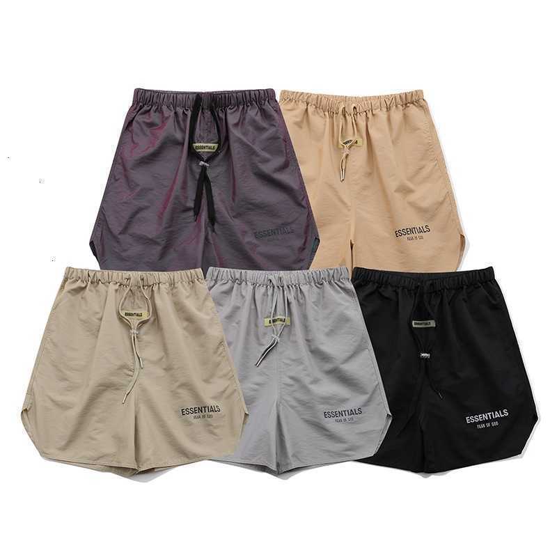 

Feel of God Essenials Fog Trendy Oversize Shorts Men' Summer Sports, Khaki