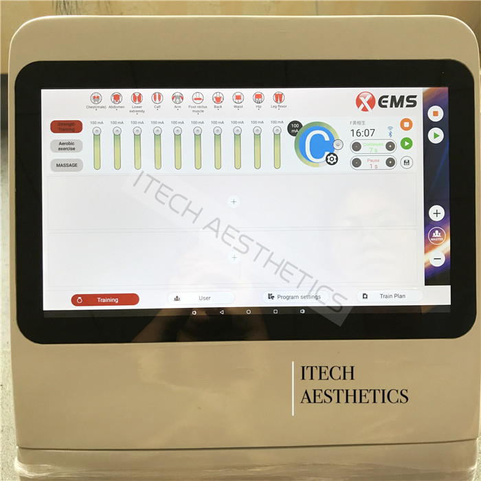 

Gym use xbody equipment muscle stimulator workout wireless&wired electrostimulat training suit ems fitness machine
