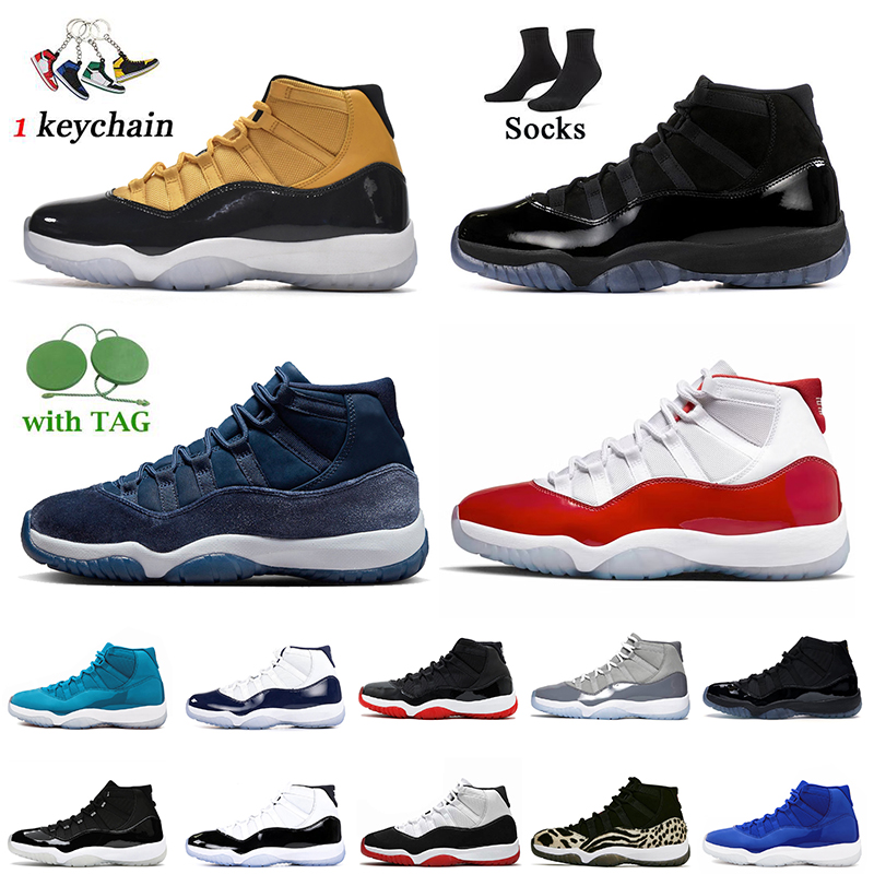 

Top Fashion Women Mens Jumpman 11 Basketball Shoes 11s Midnight Navy Size 13 J11 Sneakers Cherry Black YellowHigh Bred Cool Grey UNC Space Jam Citrus Trainers Sports, C46 40-47 (4)