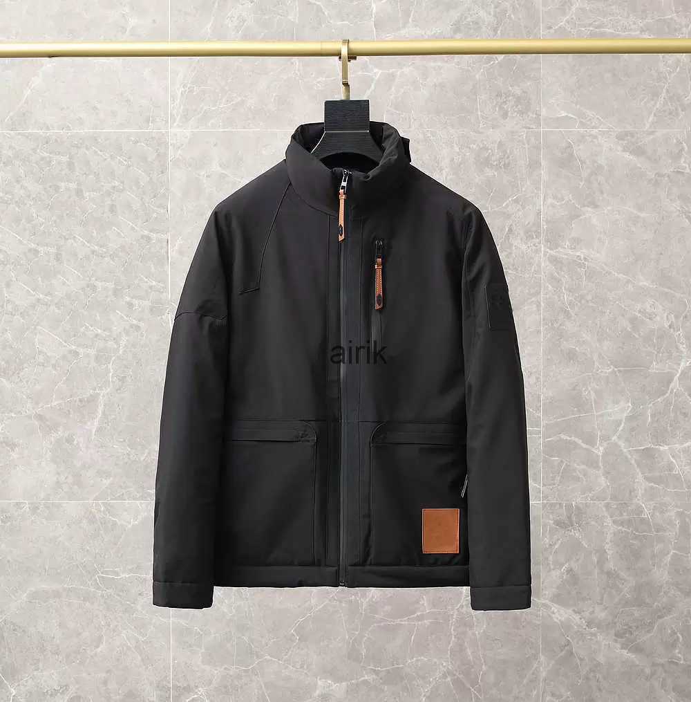 

-30 France Luxury Fashion Mens 90% Down Jacket L Stylist Coat Parka Pure Color Thicken Lightweight Winter Goose Jackets MenCasual Fashion Versatile Style, Blue