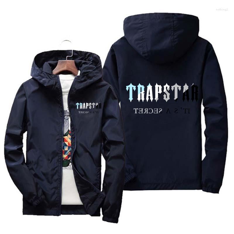 

Men' Jackets 2022 TRAPSTAR Hoodie Men Logo Print Casual Long Sleeve Sweatshirt Zip Jacket 7XL, Color2