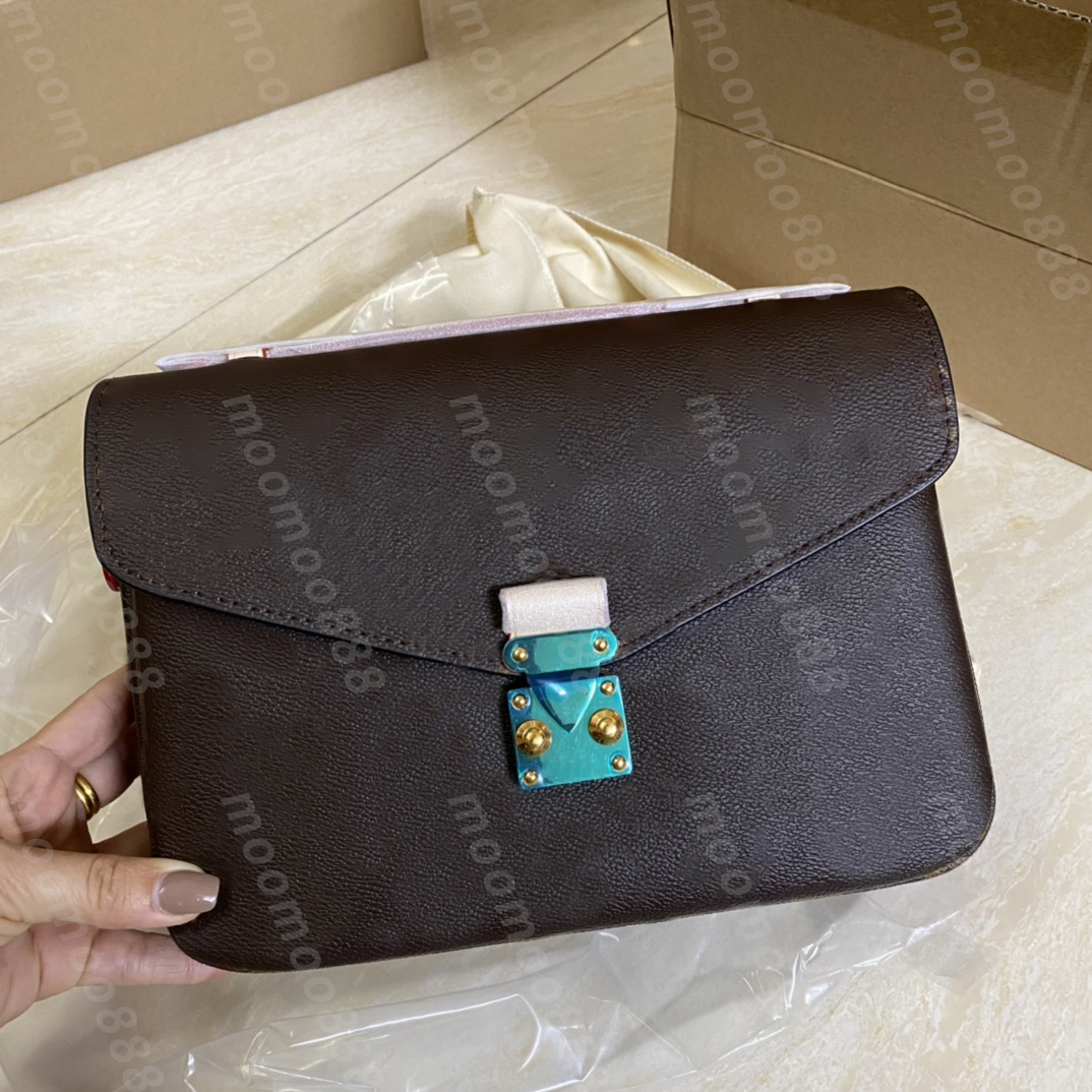 

10A Top Tier Mirror Quality Small Metis Bag Women Real Leather Canvas Pochette Handbag Luxury Designer Brown Flower Messenger Purse Crossbody Shoulder Strap Box Bag, Upload pics to contact us