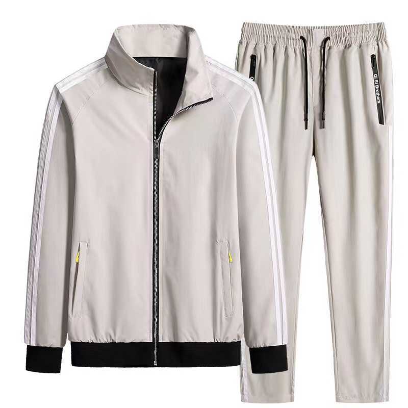 

Men's Tracksuits new autumn men's casual fashion highquality sports pants spring and twopiece G221011