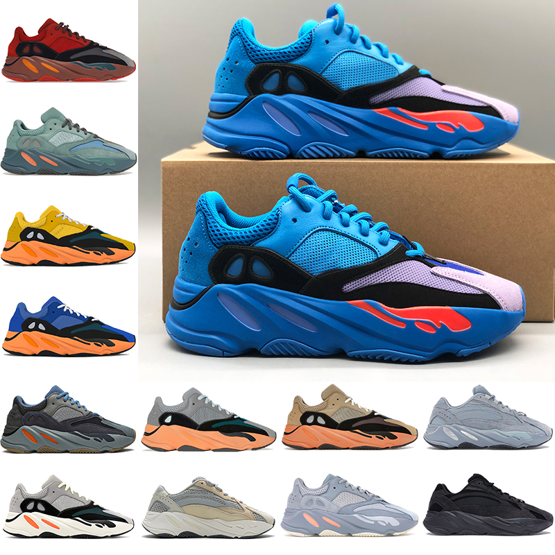 

With box 700 v1 v2 running shoes west reflective Hi-Res bright Blue red sun cream mauve Inertia vanta OG Solid Grey Enflame Amber salt men women designer sneakers, 26 bubble wrap packaging