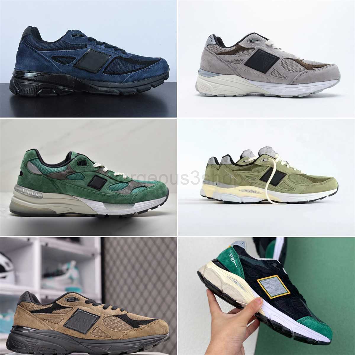 

New Running Shoe Designer Shoes Sneakers M990V3 Grey Green Sport Low Black Chaussures 990 V3 V4 992 Jjjjound Jjjound Olive Kith Men Women 36-44 RKDI, No shoes