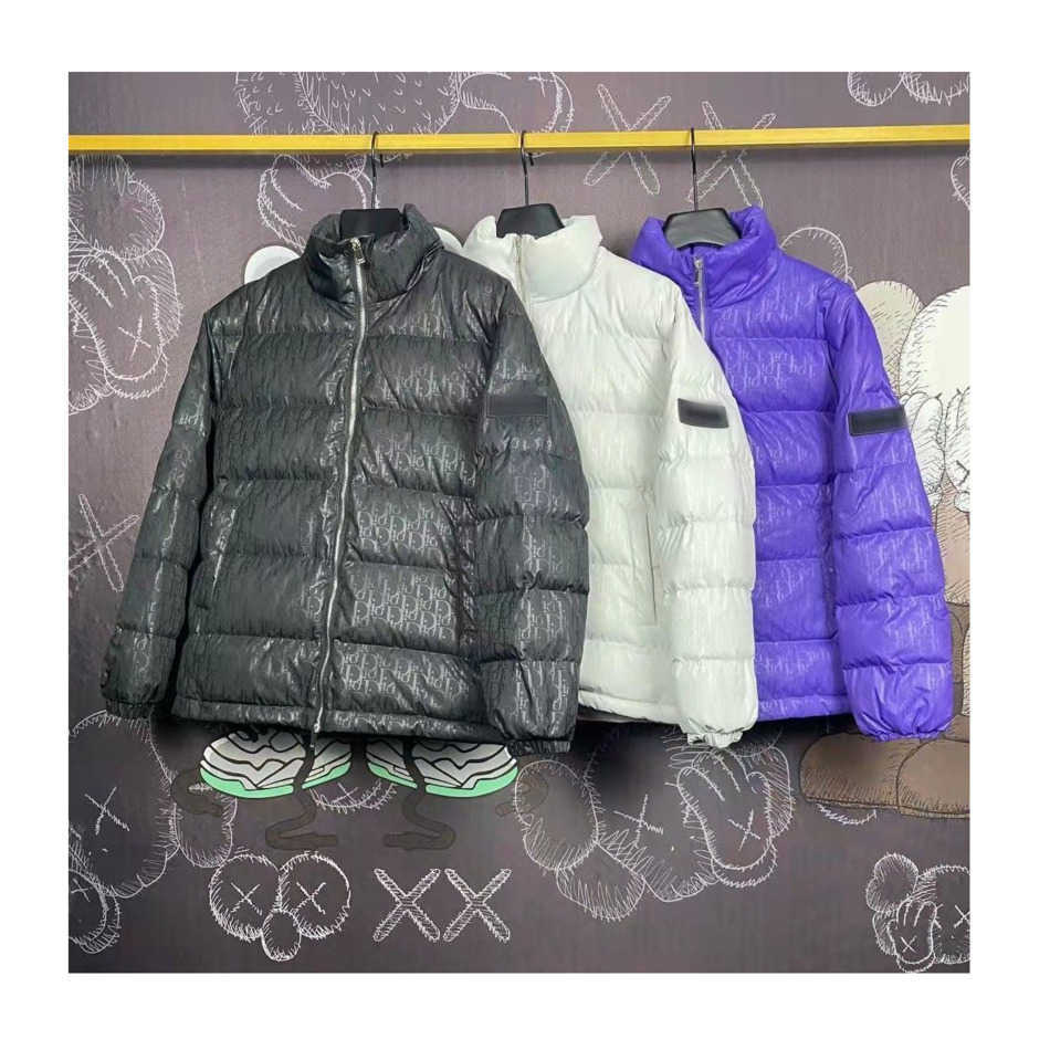 Designer Luxury Winter New All Over Print Classic Three Color Down Jacket For Men And Women High street