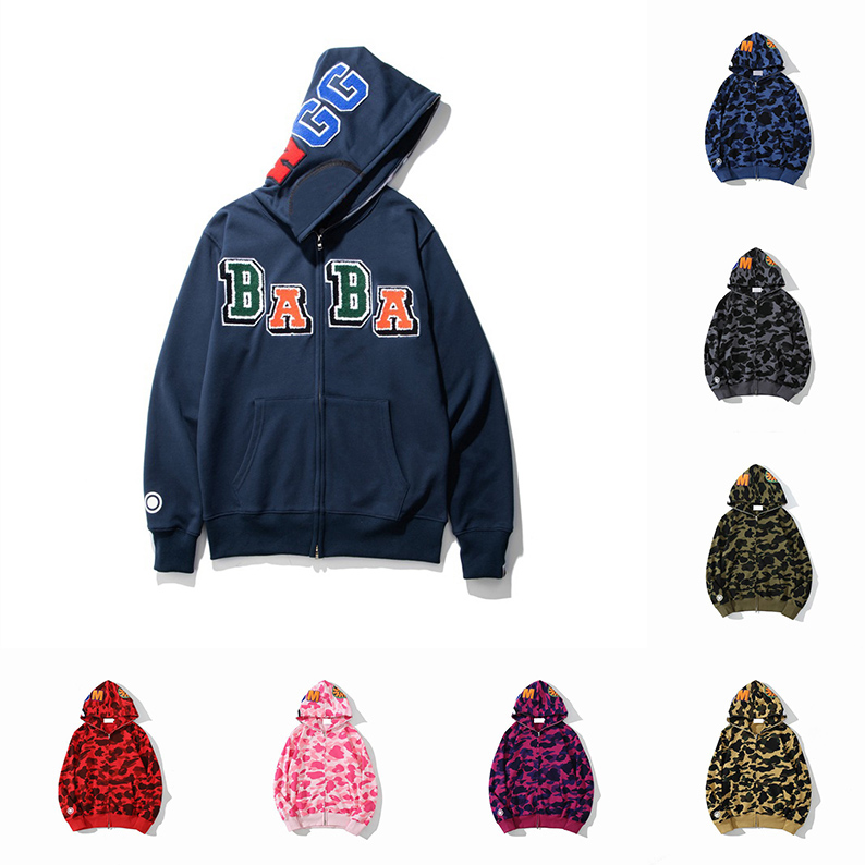

Designers Shark Hoodies Mens Womens Fashion Men Hoodys Stylist Cartoon Sharks Printing Hoodie Jacket Man Casual Sweatshirts Size M-3XL