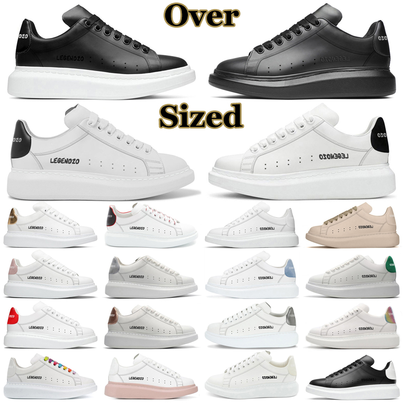 

Designer Over Sized Sneakers Luxury Casual Shoes Men Women All White Black Suede Leather Beige Blue Grey Red Mens Fashion Trainers Platform GAI, 29