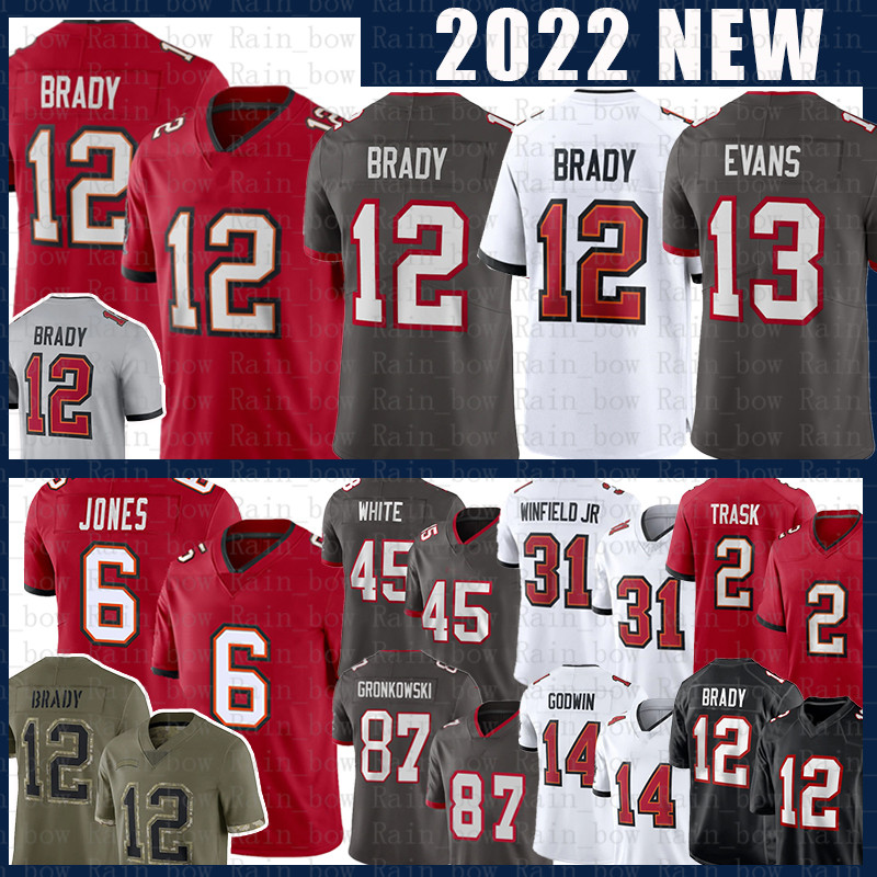 

Tom Brady Julio Jones Jersey Kyle Trask Devin White Mike Evans Chris Godwin Vita Vea Lavonte David Antoine Winfield Jr. Rob Gronkowski Jerreth Sterns Johnson Football, Youth size s-xl(haid)