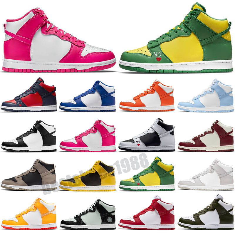 

Pink Prime SBHigh Women Men Running Shoes Black White Kentucky Neutral Grey What The Ambushs Active Fuchsia University Blue Platform Sneakers Trainers, Color 6