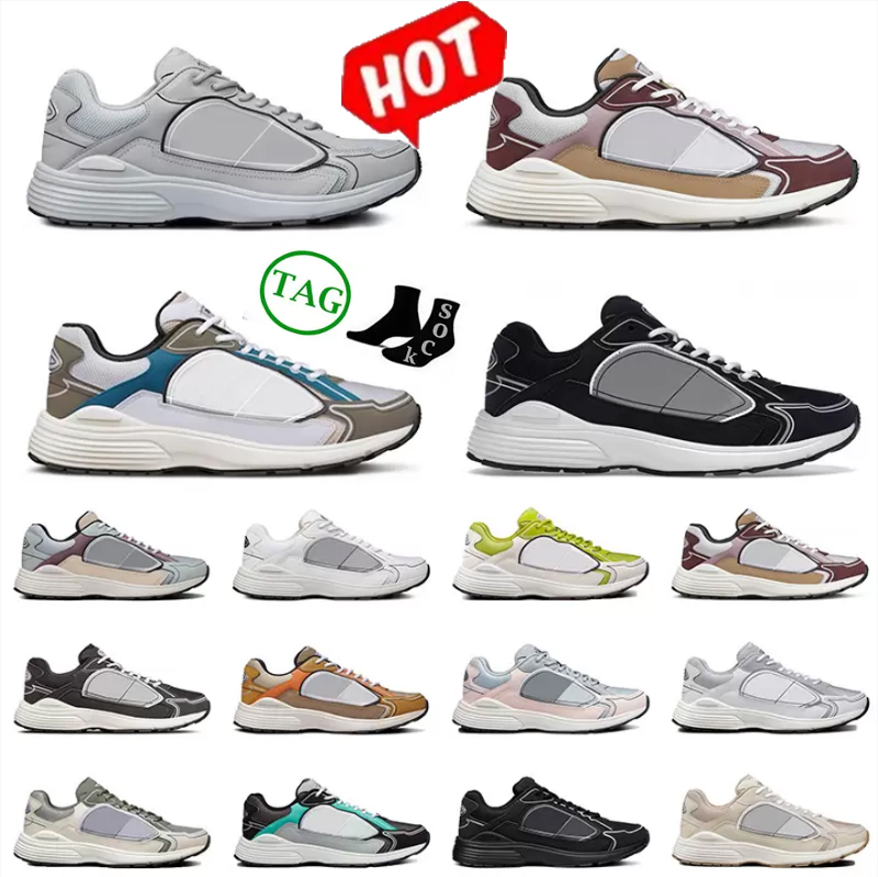 

Designers b30 Cuasal Shoes Black Grey Yellow White Brown Beige Cream Olive Gray Men Women Sports Sneakers Trainers With Original box Size 36-47