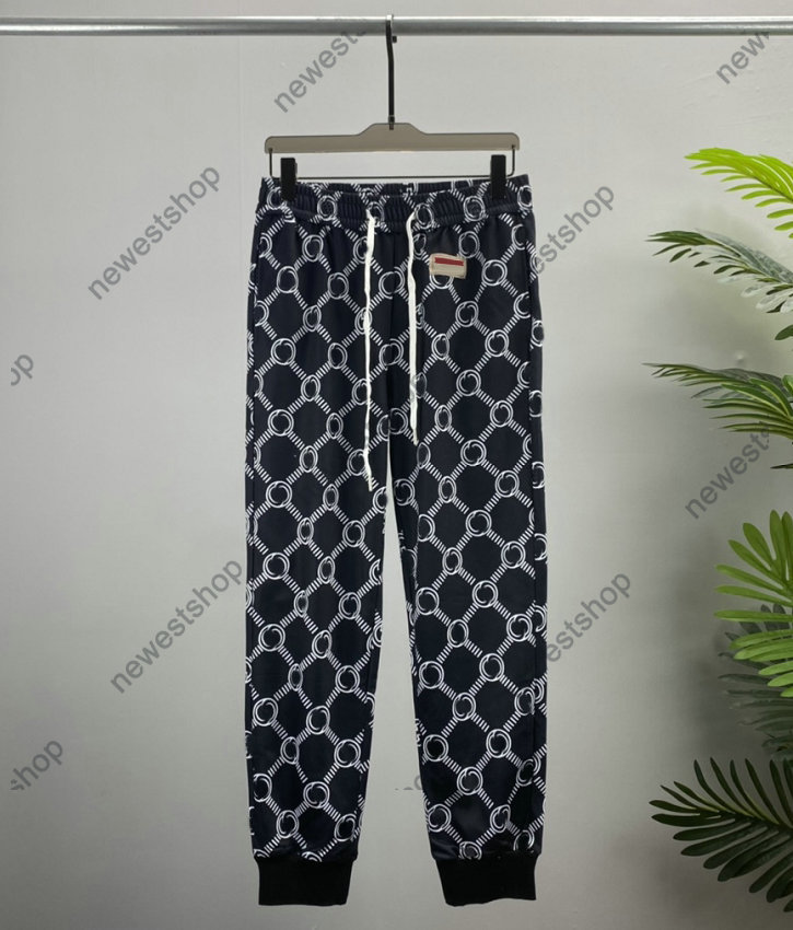 

2022 Autumn paris mens pants designer men Classic letter print joggers womens letter print pocket Streetwear jogger Casual Trousers fashion casual trouser, Black