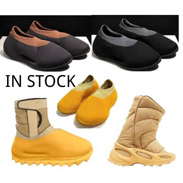 

Nsltd kahki black boots big size eur36-47 Running Shoes Women Sport New Knit Runner Runner with box Cinder Carbon Zebra Mono Ice Mx Oat sock boot, Bone white 5-oo contact for other color