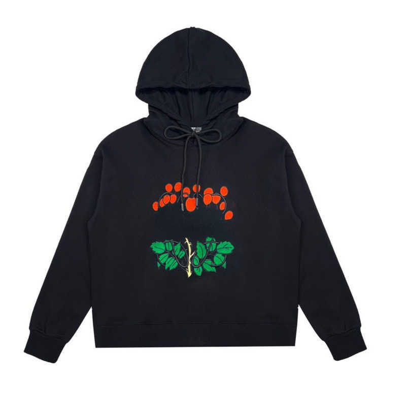 

L 22 oe designer hoodie mens sweatshirt embroidery hooded sweater men women Pullover coat Loose oversize Casual Sports hoodies we1, Black