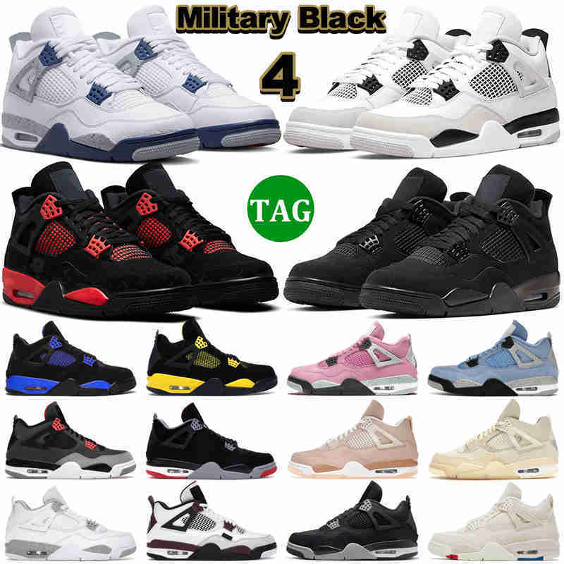 

Golf shoe 4 Retro Basketball Shoes Men Women 4s Military Black Cat University Blue Red Thunder Sail White Oreo Midnight Navy Mens Trainers Outdoor