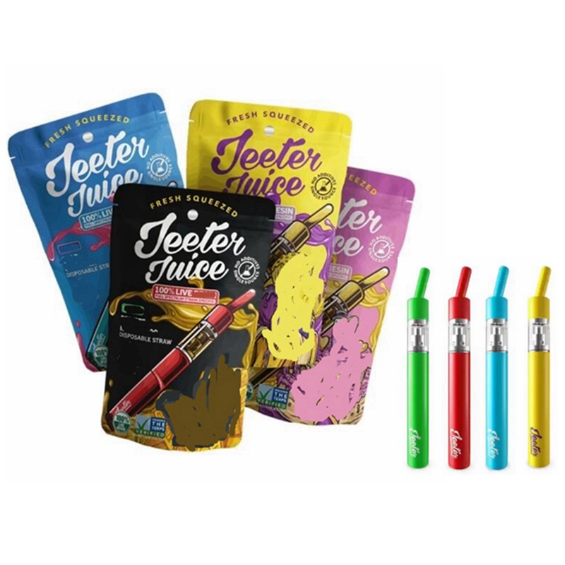 

Jeeter Juice Live Resin Empty Disposable E-cigarettes Rechargeable Vape Pen 180mAh Preheat 1.0ml Atomizers Thick Oil Vaporizer With Packaging Bags 300pcs