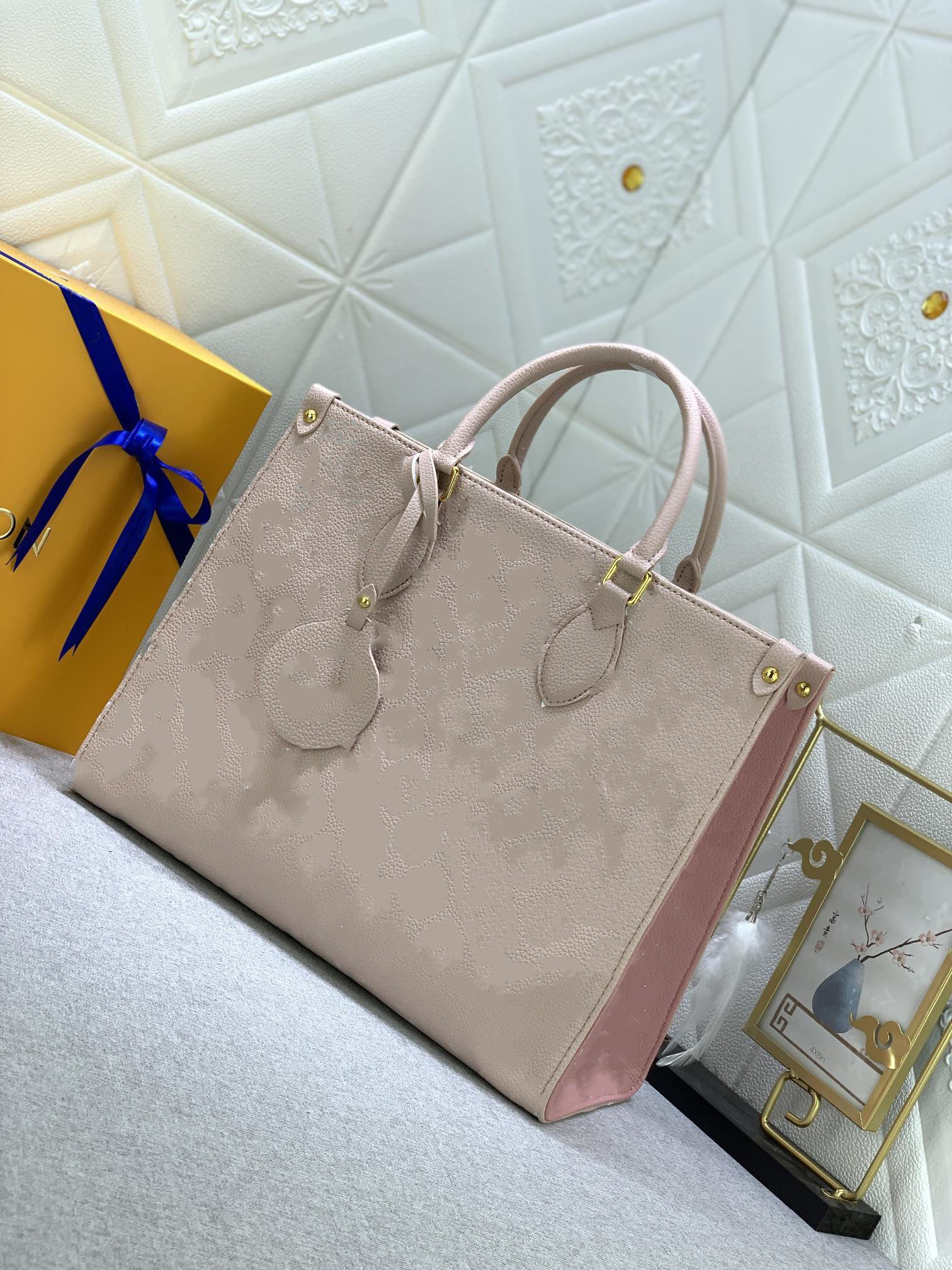 

2022 Classic handbag Women's designer messenger bag Designer Luxury fashion wallet Leather shoulder 46060, Green