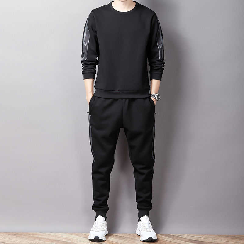 

Men's Tracksuits Tracksuit Casual Sweatshirt and Sweatpants Two Piece Sets Spring Autumn Sports Suit pcs Set Fashion Male Clothing Y G221011, 32218