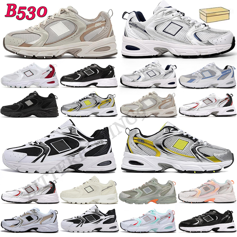 

New 530 nb530 running runing Shoes black white red silver metallic blue men designer sneakers runners women trainers 36-45
