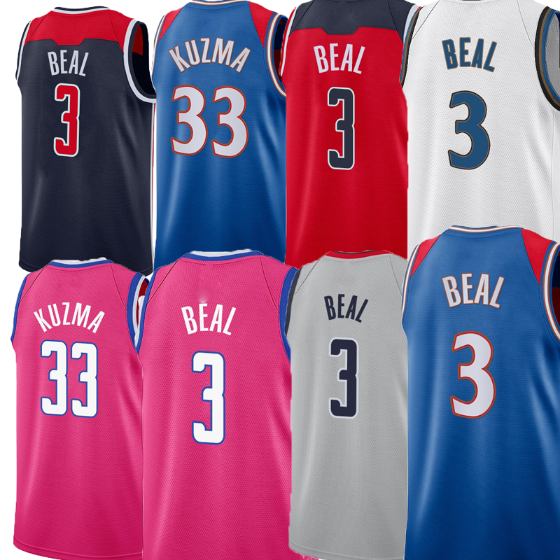 

Men Basketball Jerseys 3 Bradley 33 Kyle Beal Kuzma Spencer 24 Corey Daniel Gafford Will Barton Kristaps 6 Porzingis 8 Rui Hachimura 9 Deni Avdija Jersey, As picture