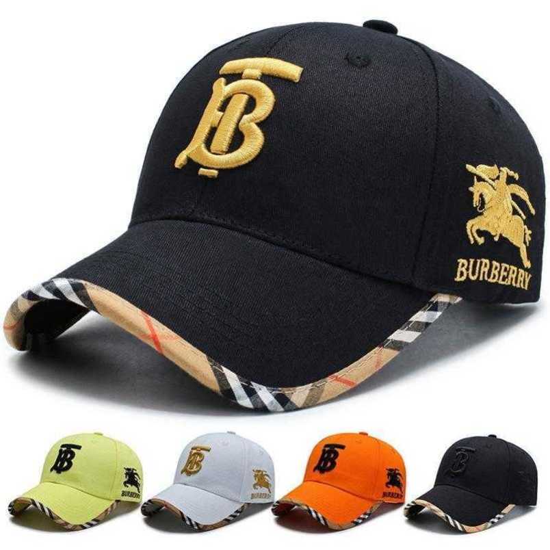 

Burberys Hat Mens New Baseball Hat Autumn Versatile Embroidered Duck Tongue Korean Fashion Sunscreen Sunshade, White
