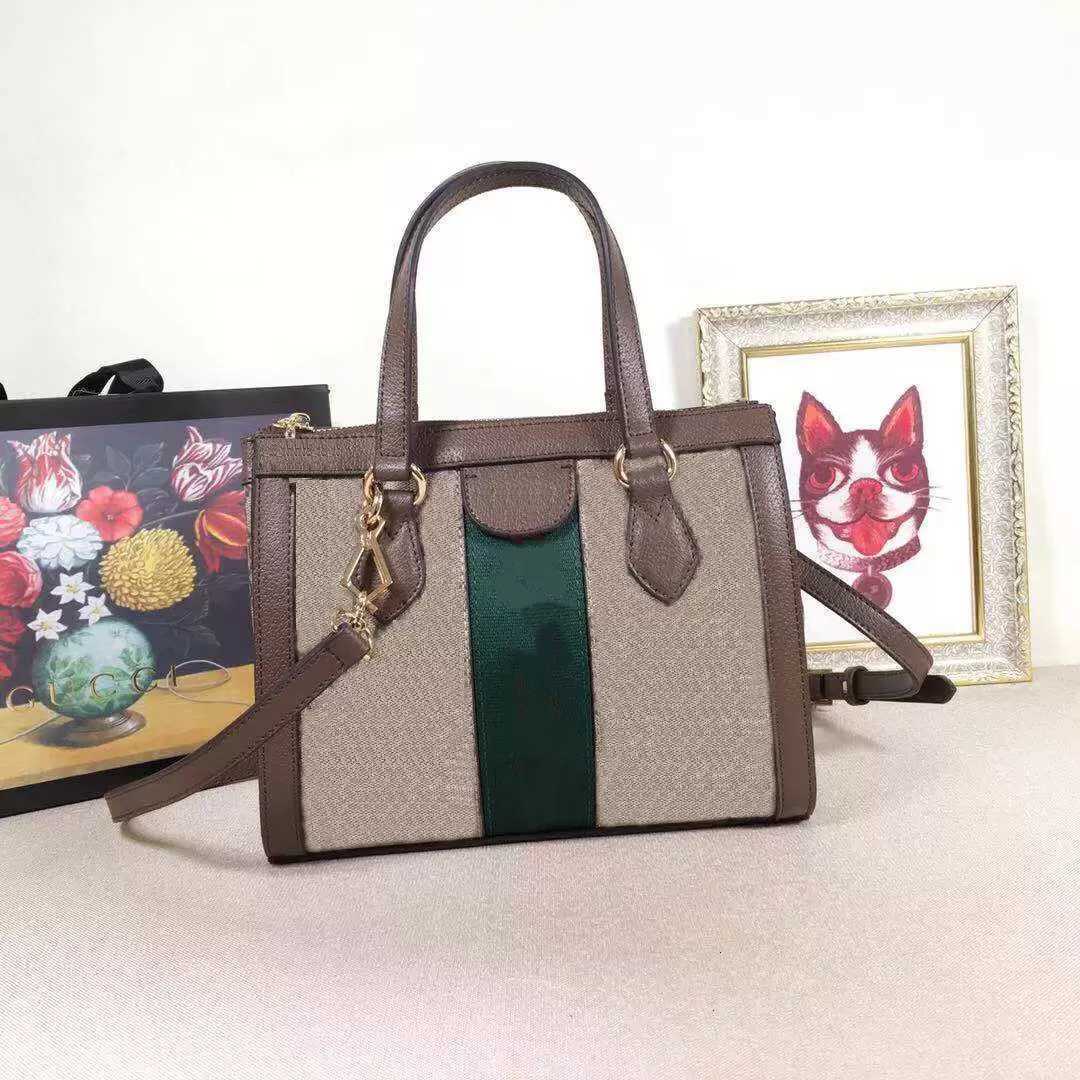 

Luxurys Designers Tote Bags Fashion Womens Handbag Crossbody Canvas Purse Flap Printed Shoulder Bag G letter Purse Clutch Female, Brown