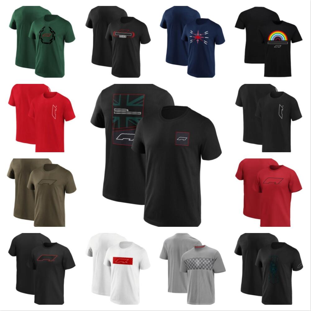 

New F1 T-Shirt Formula One T-Shirt Racing Team Logo T-Shirt Summer Men's Sports Breathable Short Sleeve Quick Dry Top