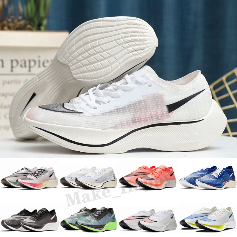 

zoomx running shoes for men women vaporfly NEXT% 2 Ekiden Barely Volt Betrue Bright Mango Blue Ribbon mens womens outdoor trainers sneakers hiking casual shoes, Color 3