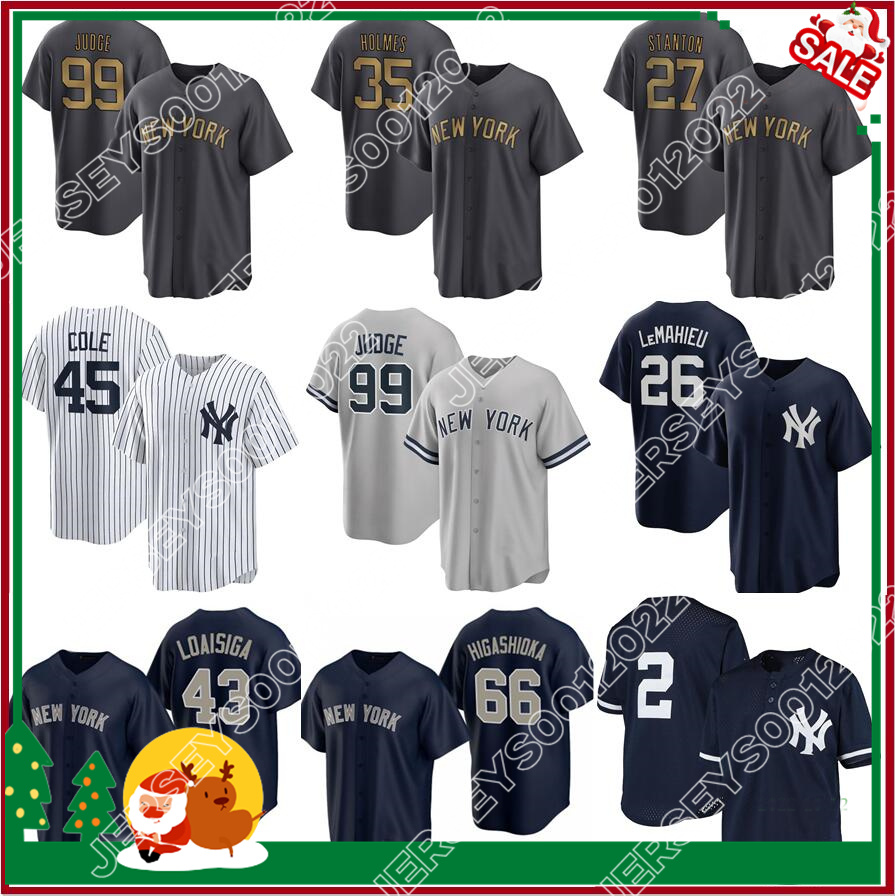 

Baseball Jersey 2022 All-Star New 99 Aaron Judge 27 Giancarlo Stanton 2 Derek Jeter 26 DJ LeMahieu 45 Gerrit Cole 28 Josh Donaldson 25 Gleyber Torres York Yankees, Mens cool base;no name(yangji)