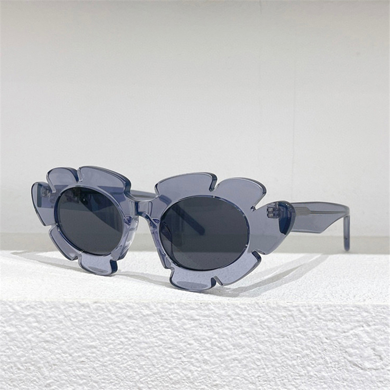 

Sunglasses For Men Women Summer 40088 Style Sunshade Anti-Ultraviolet Retro Plate Petal Border Frame Glasses Random Box