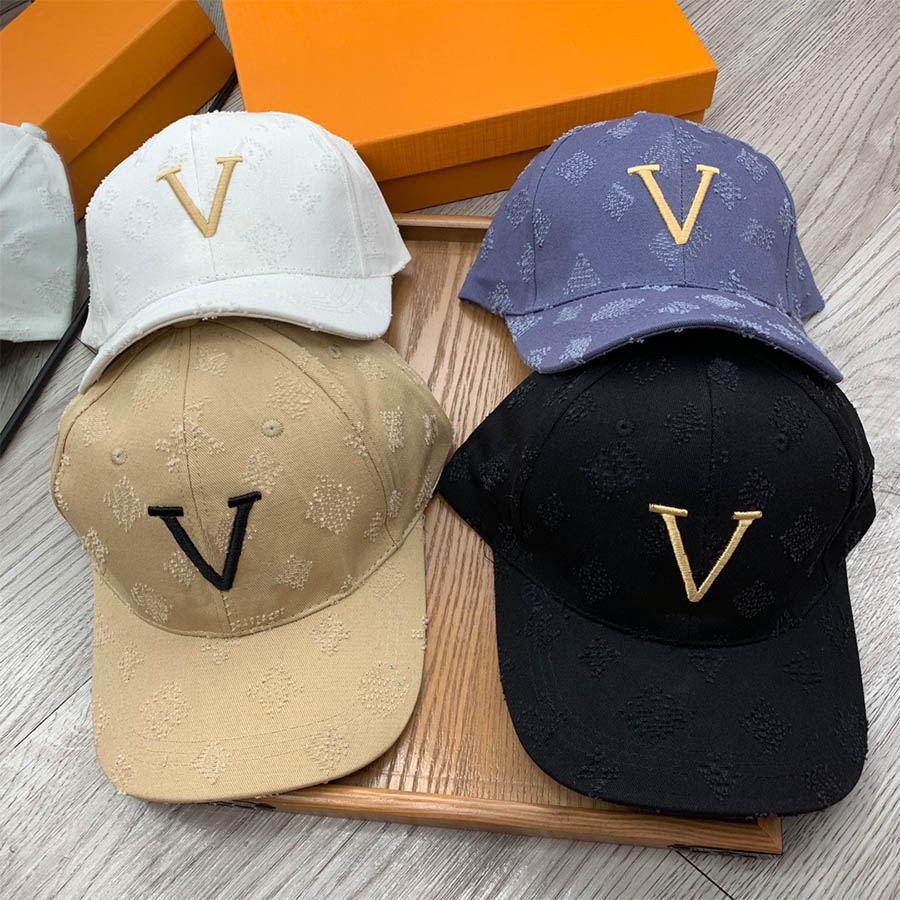 

Fashion Ball Caps Designer Summer Cap Multiple Patterns Hats for Man Woman 4 Colors, C1