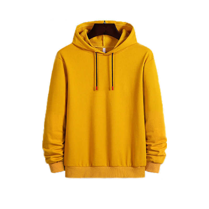 

Men's Hoodies Sweatshirts Men Autumn Bla Casual Slim Oversized Pullover Male Sport Long Sleeve Streetwear Tops White Blue Yellow G221011