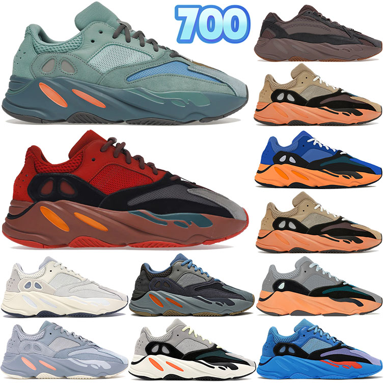 

fashion 700 v1 v2 running shoes men women Hi-Res Blue red Wash Orange Enflame Amber Faded Azure sun reflective Teal blue Luxury west sports trainers sneakers EUR 36-46, Bubble wrap packaging