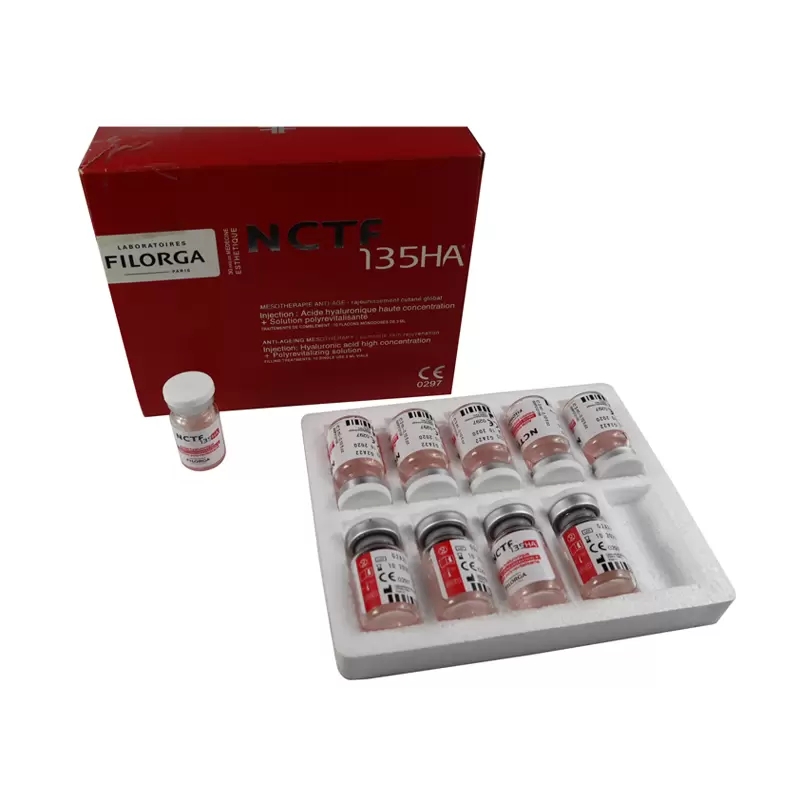 

Beauty Items Fillmeds Filorgas NCTF 135HA mesotherapy 5mg/ml 5x3ml vials Nctf 135 Ha Keep Skin Youthful