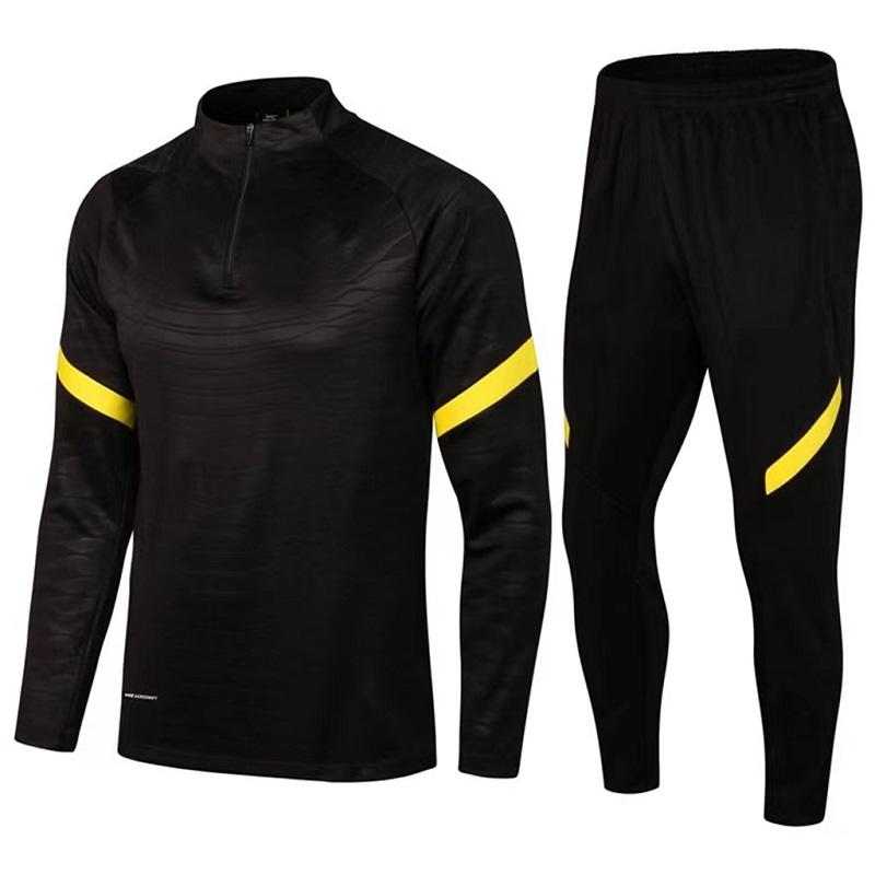 

2022 soccer tracksuit psgs MBAPPE jacket futbol Men Long sleeves Survetement sets Hommes Sportswear 22 23 Adult training suits football tracksuits top S-2XL, Yellow