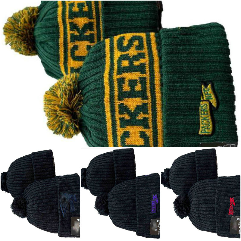 

GREEN BAY Football Beanies GB 2022 Sport Knit Hat Cuffed Cap Hot Team Knits Hats Mix And Match All Caps Beanie A9