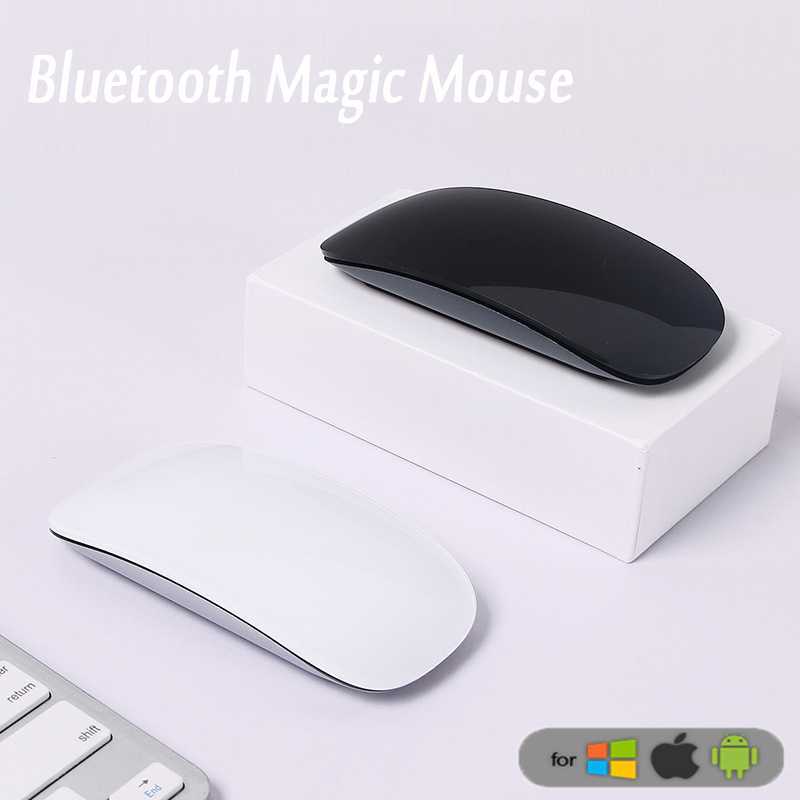 

Mice Bluetooth 5.0 Magic Wireless Mouse Rechargeable Silent Touch Roller 1600DPI Ultra Thin Computer Mice For Mac PC Laptop T221012