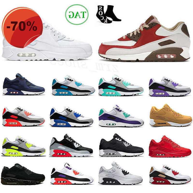Hot 2021 Cushion Running Chaussures Air Men Sneakers de haute qualit← Classic 90S Sports Chaussures Taille 36-45 Bag181
