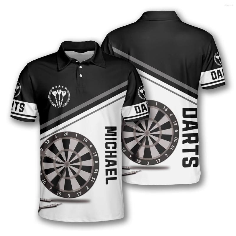 

Men' Polos Fashion Sports Darts Beer Club Games 3DPrint Summer Casual Harajuku Polo Shirts Streetwear Short Sleeves T-Shirts X6