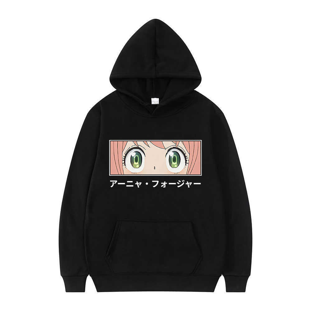 

Men' Hoodies Sweatshirts Anime Spy X Family Forger Anya Eyes Print Hoodies Funny Manga Fashion Casual Men Woman Hip Hop Long Sleeve Sweatshirts T221008, Orange