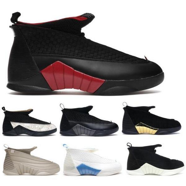 

Men Basketball Shoes Jumpman 15 Stealth Doernbecher Obsidian OG UNC Xv 15s Laser Light Bone Baskets Sneakers, Brown