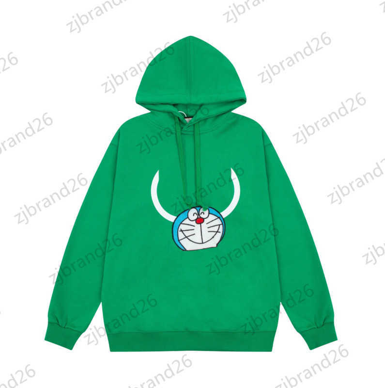 

Fashion Brand Women Sweatshirt Doraemon Joint Classic Casual Wool Circle Hoodies Tops Hooded Pullover Sweatshirts Designer Coats Women 1970, 16