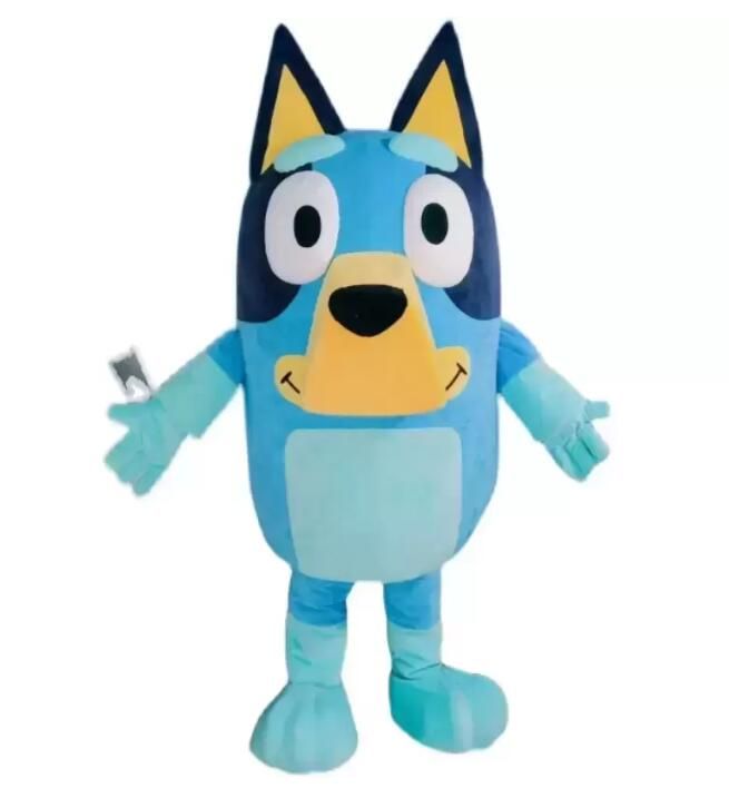 

The Bingo Dog Mascot Costume Adult Cartoon Character Outfit Attractive Suit Plan Birthday Gift, As pic