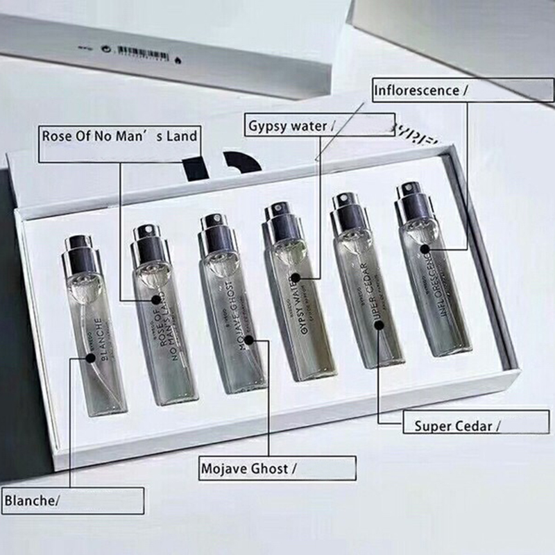 

Perfume Set for Neutral Spray 12ml 6 Pieces Suit EDP BLANCHE GYPSY WATER SUPRE CEDAR EDP with Fast Free Postage