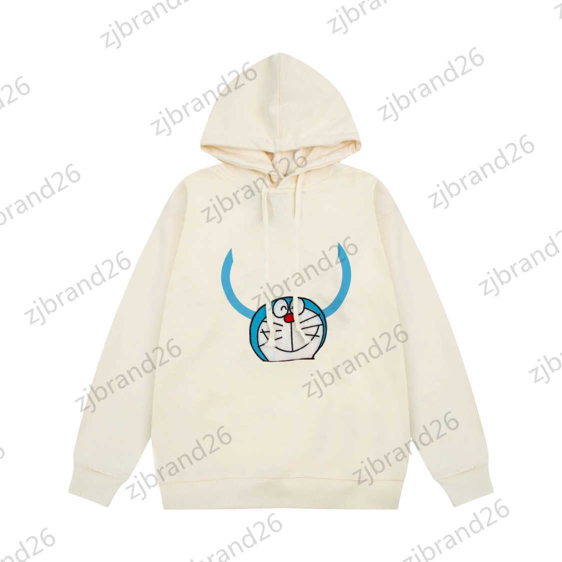 

Fashion Brand Women Sweatshirt Doraemon Joint Classic Casual Hoodies Tops Left Shoulder HoodIies Weatshirts Designer Coats Women, Extra shipping