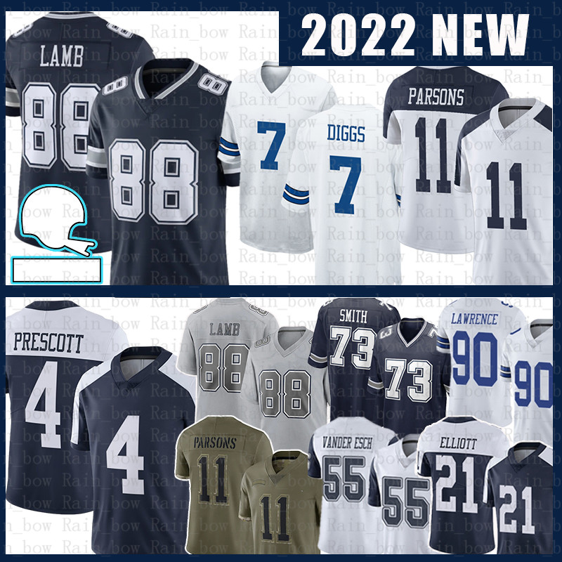 

Dak Prescott CeeDee Lamb Jersey Ezekiel Elliott Trevon Diggs Micah Parsons DeMarcus Lawrence Leighton Vander Esch Cowboyes Tyler Smith Jalen, Mens jersey(nz)